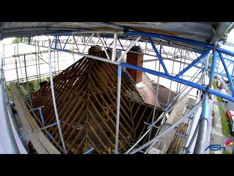 Part 1 of Loft conversion construction and roof complete