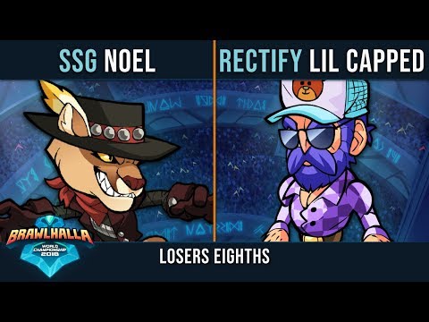 noeL vs Lil Capped - Losers Eighths - Brawlhalla World Championship 2018 1v1 Top 8