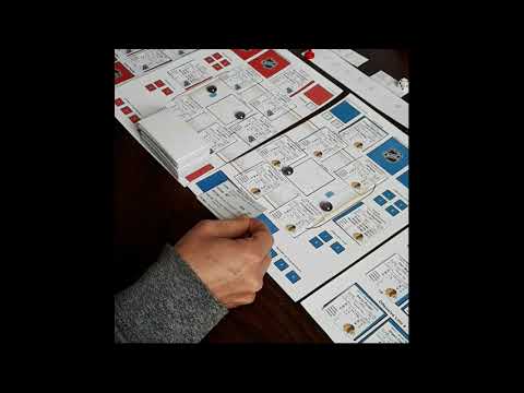 Sample play of Statis Pro Hockey board game