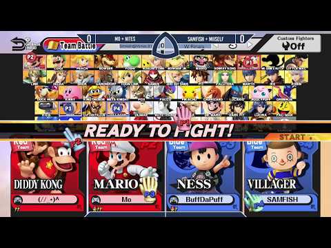 Sm4sh@Mines 81 - Nite$ + Mo Vs. HLG|SAMFISH + NS|Miiself - Winners Finals