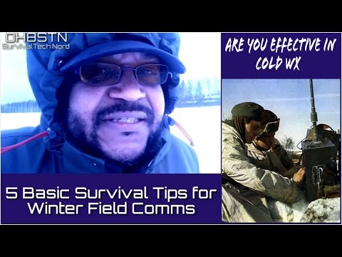 Winter Field Day 5 Basic Winter Survival Tips