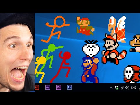 Paluten REAGIERT auf Animation vs. Super Mario Bros