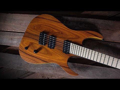Skervesen Mirage 6FF Custom Multi-Scale - ATLAS pickups - Black Limba HH w/Bag image 10