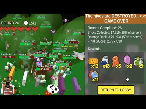 World Record Completing Round 26 Retro Swarm Challenge without any glitches | Bee Swarm Simulator