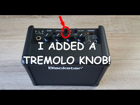 Hand-modified Blackstar Fly 3 Watt guitar amplifier combo with added Tremolo image 9