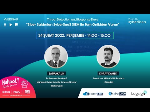 WEBINAR | Siber Saldırıları SyberSaaS SIEM ile Tam Onikiden Vurun | 24.02.2022