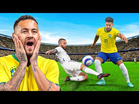 NEYMAR Jr REACTS to MY MOST VIRAL FOOTBALL SKILLS!