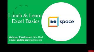 Download the video "Lunch & Learn Excel Basics Apr 4th"