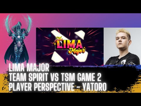 Dota 2 Gameplay Lima Majors - Team Spirit vs TSM Game 2 - Yatoro Player Perspective Phantom Assassin