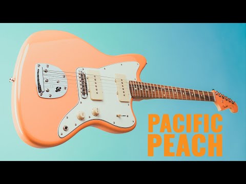 Fender Player Jazzmaster Pacific Peach w/Matching Headcap, Pure Vintage '65 Pickups, & Series/Parallel 4-Way (CME Exclusive) image 8