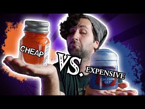 Cheap vs. Expensive Mini Paints