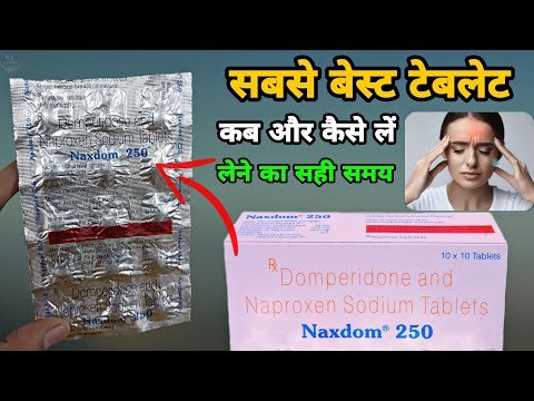 Domperidone And Naproxen Sodium Tablets (500mg+10mg) For Migraine Treatment
