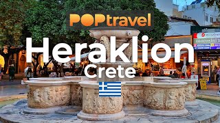 HERAKLION, Crete (Greece) 🇬🇷- Sunset Tour - 4K 60fps
