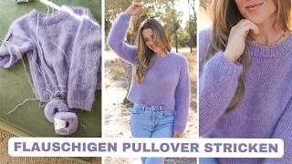 Knit a fluffy sweater – perfect for autumn and winter