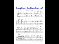 Barry Harris Jazz Piano Exercise! Chord & Voicings