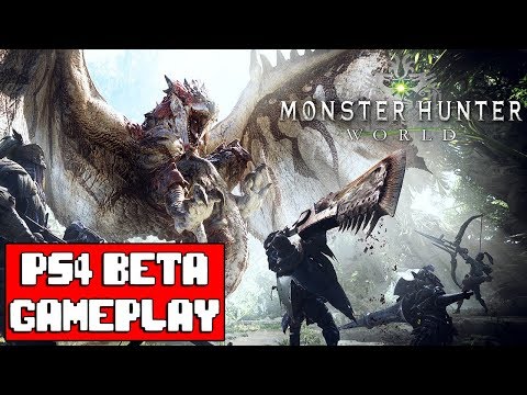 MONSTER HUNTER WORLD Gameplay Walkthrough Part 1 FULL BETA - No Commentary (PS4 Exclusive)