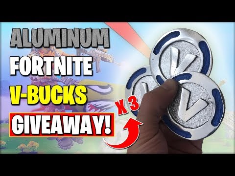 Lost Foam Casting REAL Fortnite V-Bucks From Aluminum (Giveaway!)