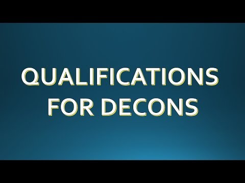 Qualifications for Deacons