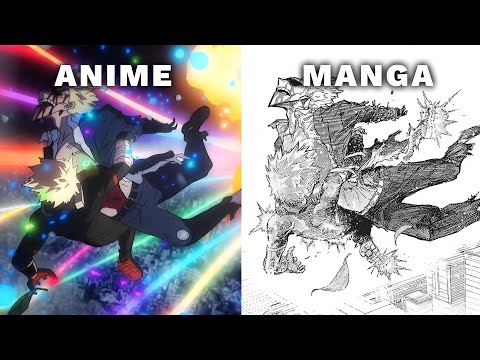 Anime VS Manga - My Hero Academia Final Season Episode 3