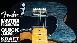 Video thumbnail for Fender Rarities Quilt Maple Top Telecaster - Quick Jam by Kraft Music
