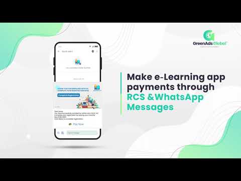 Payment through WhatsApp and RCS messages