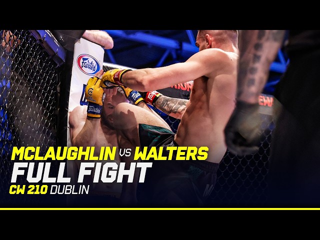 Jordan Walters vs. Corey McLaughlin Full Fight | CW 210 Dublin