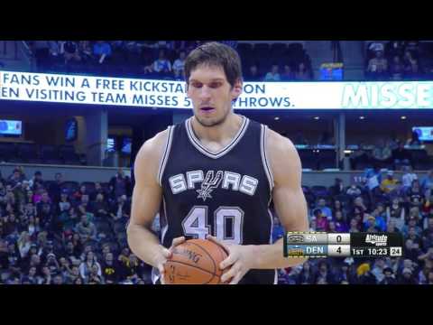 Boban Marjanovic Full Game Highlight VS Denver Nuggets (First NBA Starter,2Points,4Rebounds,1Assist)