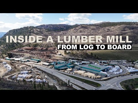 From logs to lumber. A rare peek inside Gorman Brothers Mill in West Kelowna