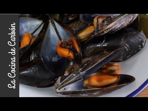 Mejillones al vapor
