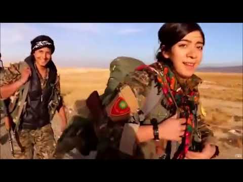 Le combattenti di Kobane  ( BELLA CIAO )