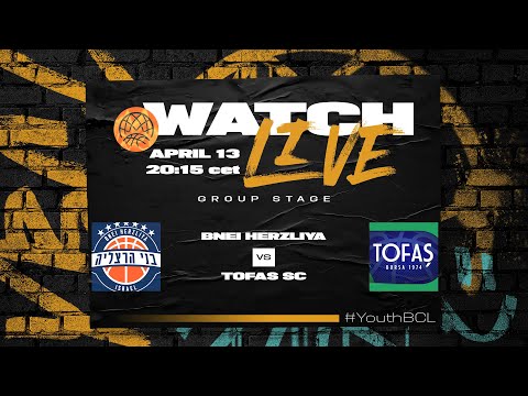 Bnei Herzliya v Tofas SC | Full Basketball Game | Youth Basketball Champions League 2023