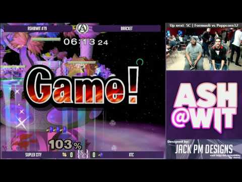 Suplex City/FBS (Fox, Marth) vs XTC (Falco) - ASH@WIT #79 Melee Bracket