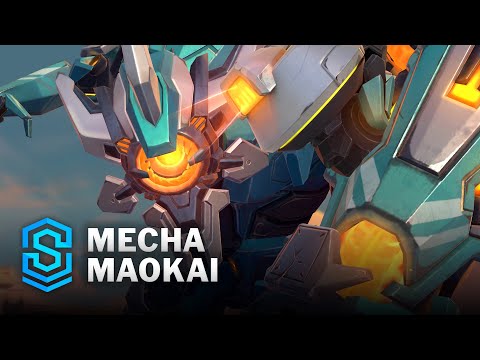 Mecha Maokai Wild Rift Skin Spotlight