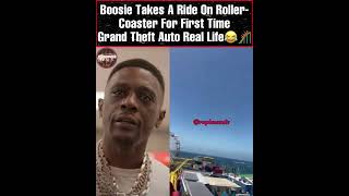 Boosie Takes A Ride On Roller-Coaster For First Time“Grand Theft Auto Real Life”😂🔥🎢