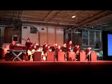 Coronado Big Band Performing at the Midway Aircraft Carrier Museum