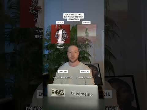 What Songs Are Saying In Different Languages: Yamê “Bécane” & Dame Tu Cosita #shorts #lyrics