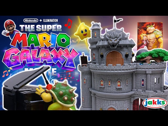 Vídeo relacionado con Nintendo Super Mario Galaxy Película - El Castillo de Bowser - Deluxe Playset Juguetes Toys
