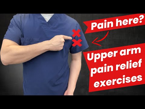 Pain over upper arm? Pain relief exercises in seconds