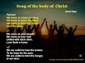 Song of the body of  Christ