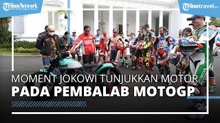 Para Pembalap MotoGP Kunjungi Istana Merdeka, Presiden Jokowi Tunjukan Motor Custom Miliknya