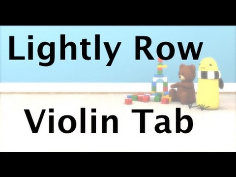 Learn Lightly Row on Violin - How to Play Tutorial