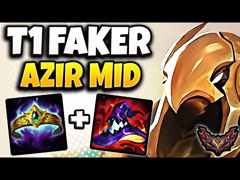 T1 Faker Azir vs Taliyah [ MID ] Korea Grandmaster Patch 13.12 ✅