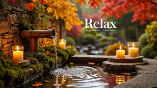 Healing of the Mind 🌿 Bamboo Water Sounds & Relaxing Music, Anxiety Relief