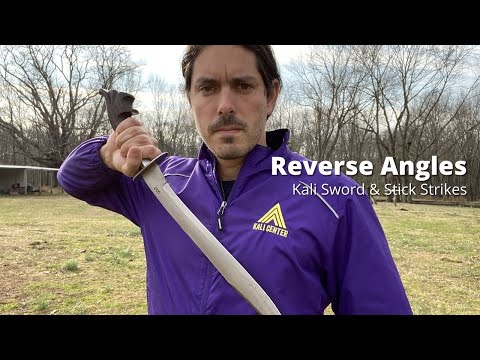 Reverse Striking Angles - Kali Sword and Stick Fighting Techniques | Arnis Eskrima
