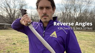 Reverse Striking Angles - Kali Sword and Stick Fighting Techniques | Arnis Eskrima