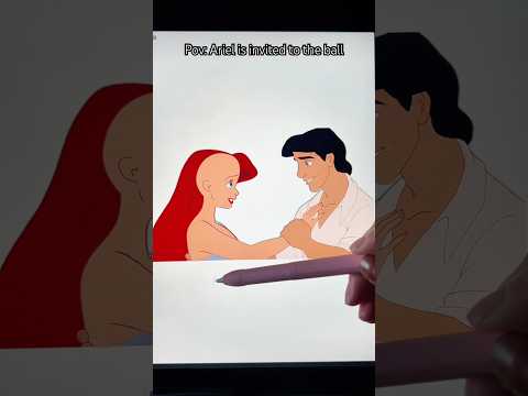 Ariel Glow up 🧜‍♀️#transformation #disney #ariel #disneyprincess #princess