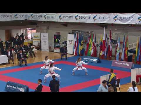 2017 Pan Am Junior Female Team Kata BRA