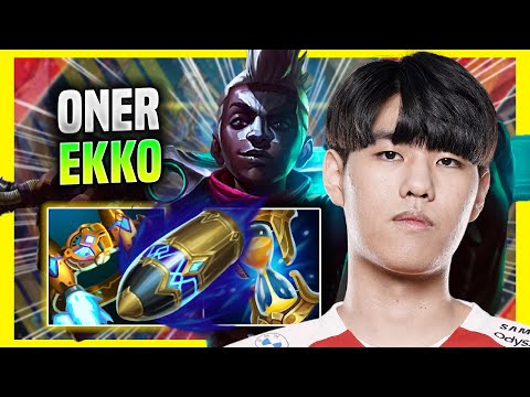 ONER TRIES EKKO WITH NEW RUNES! - T1 Oner Plays Ekko JUNGLE vs Talon! | Preseason 2022