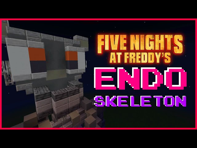 Minecraft Endoskeleton Build FNAF MOVIE | T.I.N.A Endoskeleton Minecraft Map