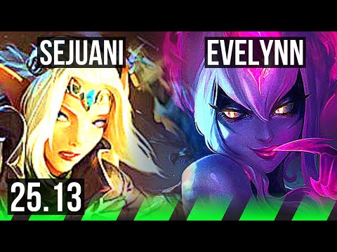 SEJUANI vs EVELYNN (JGL) | EUNE Master | 25.13